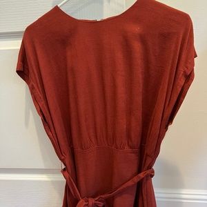 Short sleeve long dress